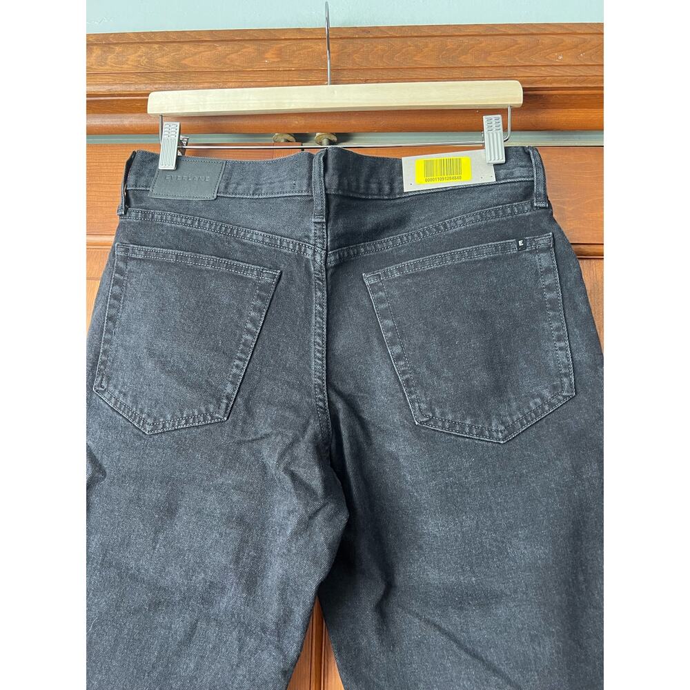 NWT Everlane Men's The Organic Cotton Slim Fit Denim Jeans Coal Black Size 32X32 - Picture 7 of 11